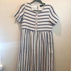 Blue and White Roolee Dress 👗